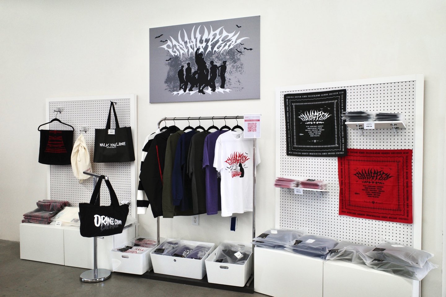 Artist pop up shops.